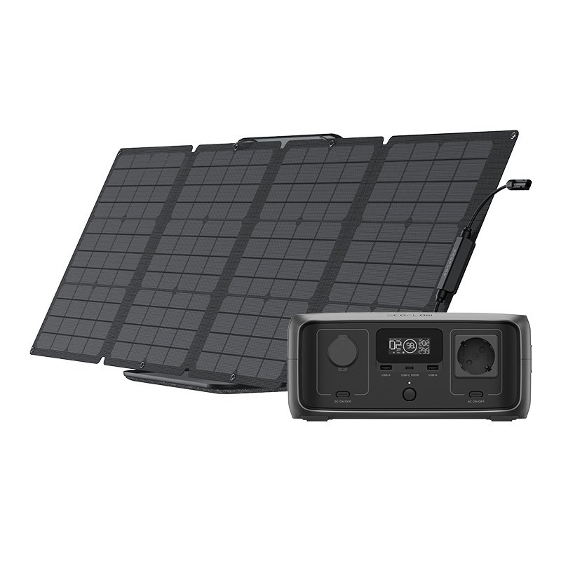 53748_2 Bundle: Power station EcoFlow River 3 + portable solar panel 110W - Image 1