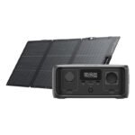 Bundle: Power station EcoFlow River 3 UPS + portable solar panel 160W