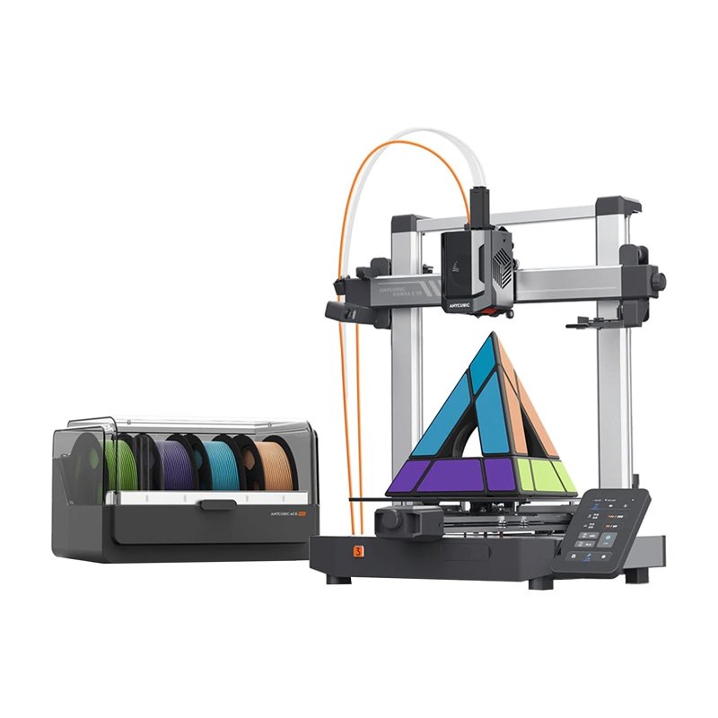 54126_1 Anycubic Kobra 3 V2 Combo 3D Printer - Image 1