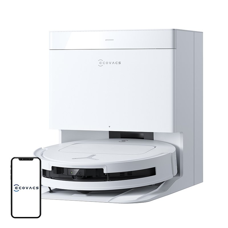 55887_1 Ecovacs Robotic vacuum cleaner T50 PRO OMNI (white) - Image 1