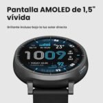 Amazfit Active MAX Smart Watch 48mm, 1.5" AMOLED Display, Up to 25 Days Battery, Maps, NFC, GPS, 170+ Sports, Waterproof, Heart Rate and Sleep, Smartwatch for Android iPhone