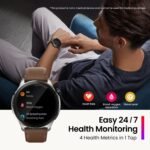 Amazfit GTR 4 Smartwatch for Android Phone Smart Watch GPS Tracking 150 Sports Modes Bluetooth Phone Calls Music Storage 14 Days Battery Life Alexa