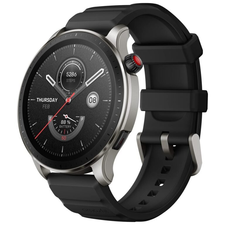 Amazfit GTR 4 Smartwatch for Android Phone Smart Watch GPS Tracking 150 Sports Modes Bluetooth Phone Calls Music Storage 14 Days Battery Life Alexa