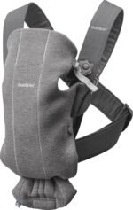 BabyBjorn Κλασικός Μάρσιπος Mini 3D Jersey Dark Grey με Μέγιστο Βάρος 11kg 021084
