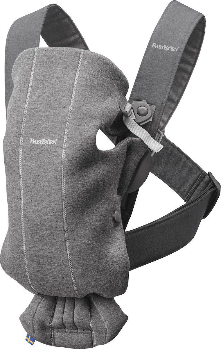 BabyBjorn Κλασικός Μάρσιπος Mini 3D Jersey Dark Grey με Μέγιστο Βάρος 11kg 021084 BabyBjorn Κλασικός Μάρσιπος Mini 3D Jersey Dark Grey με Μέγιστο Βάρος 11kg 021084