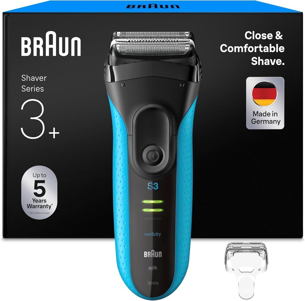 Braun Series 3 3040s Foil Ξυριστική Μηχανή Προσώπου Επαναφορτιζόμενη Braun Series 3 3040s Foil Ξυριστική Μηχανή Προσώπου Επαναφορτιζόμενη