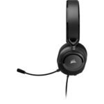 Corsair HS35 v2 Over Ear Gaming Headset με σύνδεση 3.5mm Carbon for PC / PS4 / XBOX