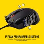 Corsair Scimitar RGB Elite Gaming Ποντίκι 18000 DPI Μαύρο
