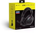 Corsair Void Wireless v2 Over Ear Gaming Headset με σύνδεση Bluetooth / USB for Nintendo Switch / PC / PS4 / PS5