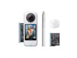 Insta360 X4 Air Action Camera 8K Λήψης 360° Υποβρύχια Starter Bundle με Οθόνη Αφής 2.5" και Wi-Fi Μαύρη