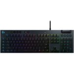 Logitech G815 Lightspeed Μηχανικό Gaming Πληκτρολόγιο με GL Tactile Διακόπτες RGB Black
