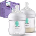 Philips Σετ Πλαστικά Μπιμπερό Natural Response Κατά των Κολικών με Θηλή Σιλικόνης για 0+ μηνών 125ml 2τμχ