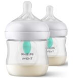 Philips Σετ Πλαστικά Μπιμπερό Natural Response Κατά των Κολικών με Θηλή Σιλικόνης για 0+ μηνών 125ml 2τμχ
