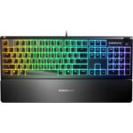SteelSeries Apex 3 Gaming Πληκτρολόγιο RGB Black