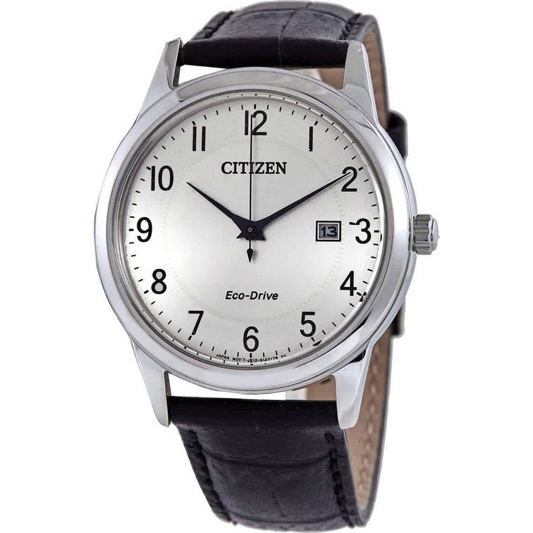 Citizen Eco-Drive Ανδρικό Ρολόι Solar με Μαύρο Δερμάτινο Λουράκι AW1231-07A Citizen Eco-Drive Ανδρικό Ρολόι Solar με Μαύρο Δερμάτινο Λουράκι AW1231-07A