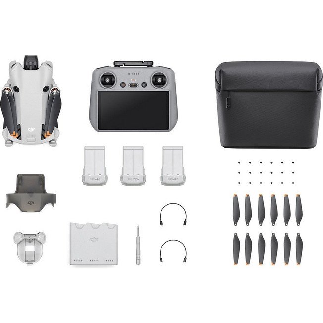 DJI Mini 4 Pro Fly More Combo (with DJI RC-2) FPV Drone με Κάμερα 4K 60fps