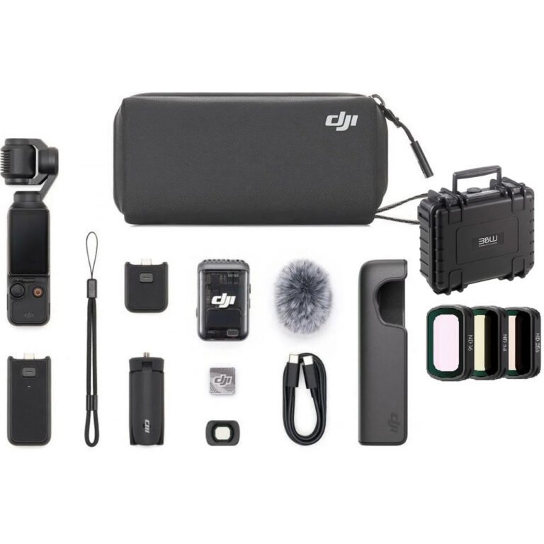 DJI Osmo Pocket 3 Creator Combo Action Camera 4K Ultra HD με WiFi και Οθόνη 2" Μαύρη