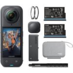 Insta360 X5 Essentials Bundle Action Camera 8K 360° με WiFi και Οθόνη Μαύρη