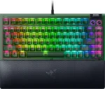 Razer BlackWidow V4 Gaming Μηχανικό Πληκτρολόγιο 75% με Razer Orange διακόπτες και RGB φωτισμό (Αγγλικό US) Phantom Green Edition