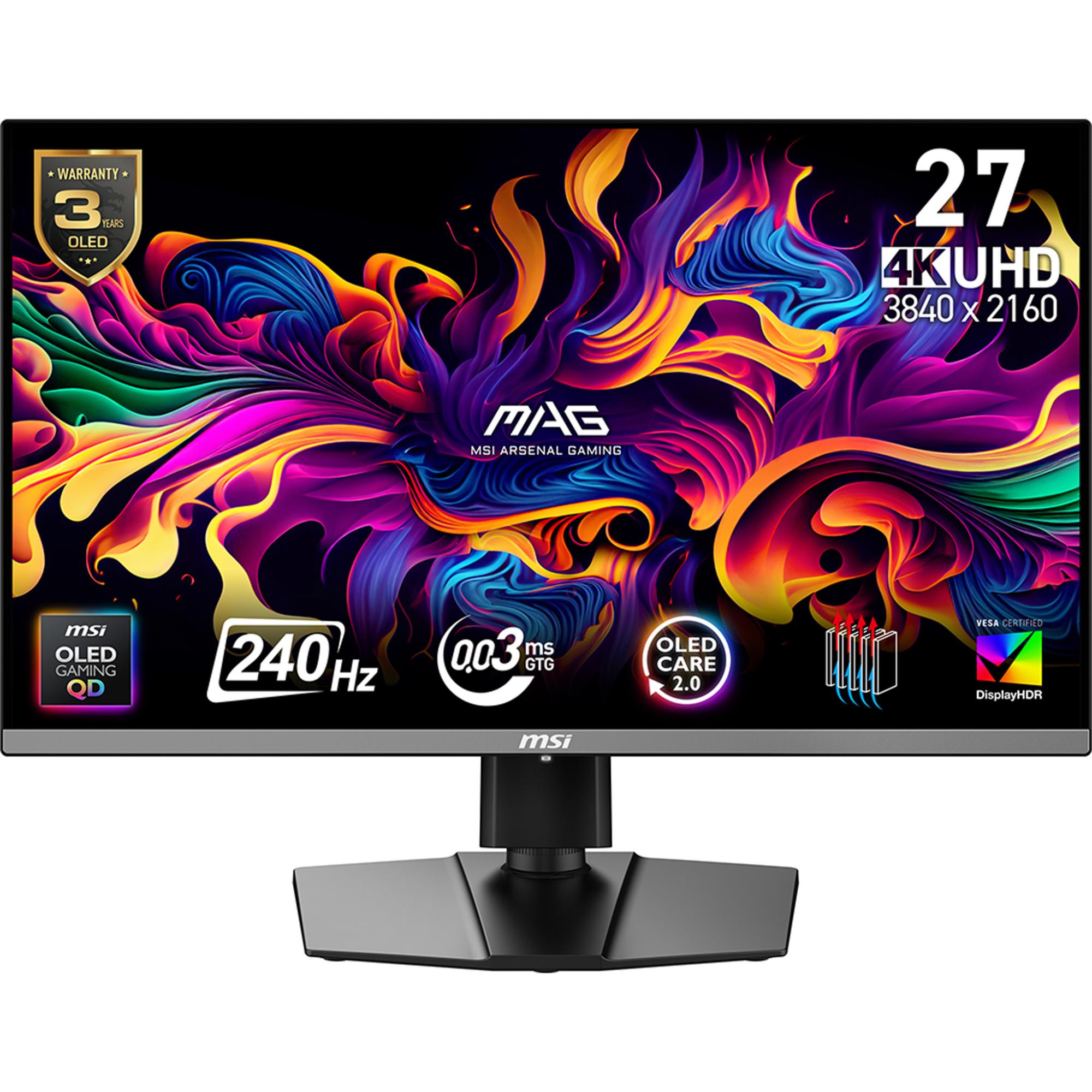 9f645c5d-4f92-4899-bce0-45ee3397130b MSI Monitor Mag 272UP QD-OLED X24 - Image 1