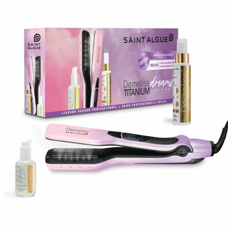 Demeliss Titanium Set 3964 Πρέσα Μαλλιών με Ατμό και Κεραμικές Πλάκες 85W