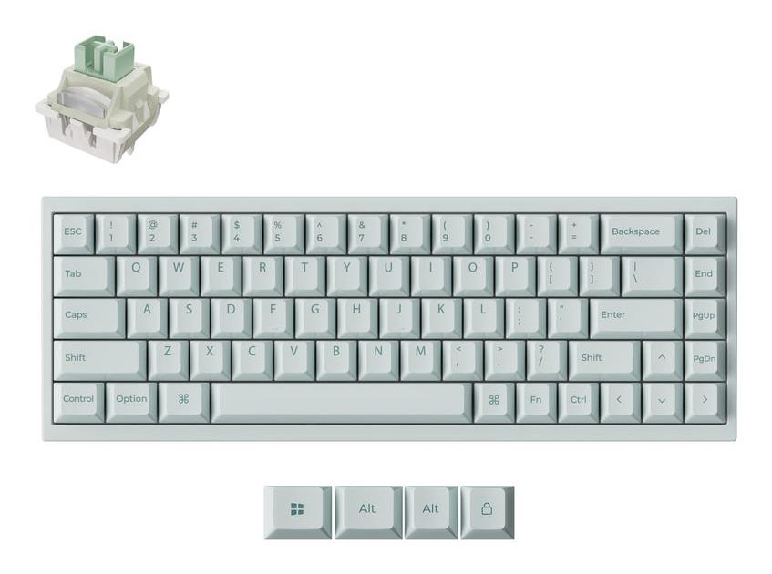 eb0441d4-d9ad-4d9d-aaa6-7b100bacd1ce KEYCHRON USB-C Q16 He 8K Light Green - Image 1