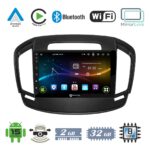 VenCore 3236-10007-0064B - Οθόνη Multimedia Android 15 9" 9109A MTK6762 Octa-Core 2GB/32GB IPS με Πρόσοψη, CarPlay, Android Auto και Υποστήριξη Κάμερας Οπισθοπορείας AHD για Opel Insignia 2014-2017 – Μαύρη