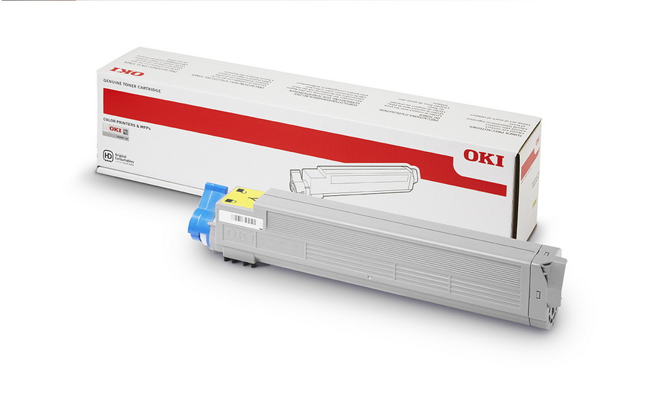 OKI TONER YELLOW C9655 (22K) OKI Toner Yellow C9655 (22K) - Image 1