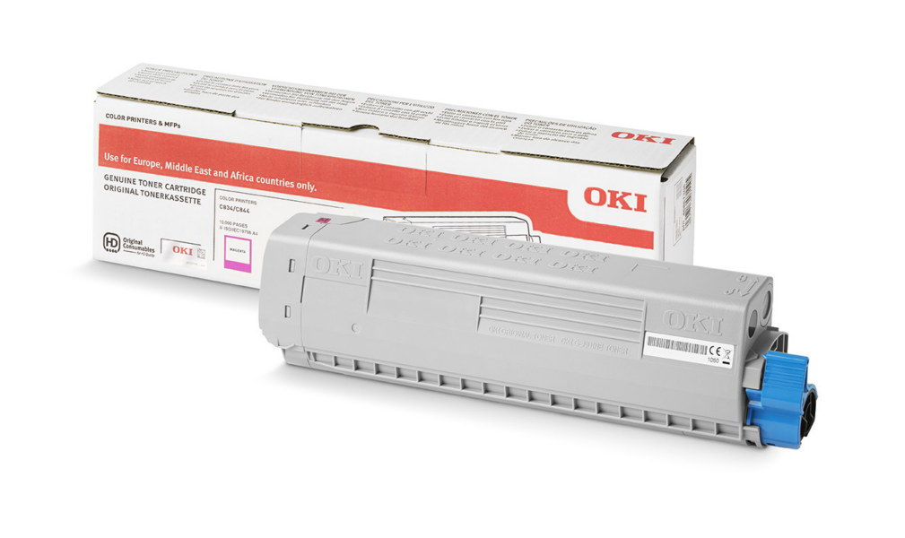 OKI TONER MAGENTA C834/844 (10K) OKI Toner Magenta C834/844 (10K) - Image 1