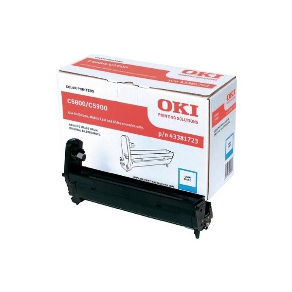 OKI EP DRUM CYAN C5800/C5900/C5550MFP (20K) OKI Ep Drum Cyan C5800/C5900/C5550MFP (20K) - Image 1