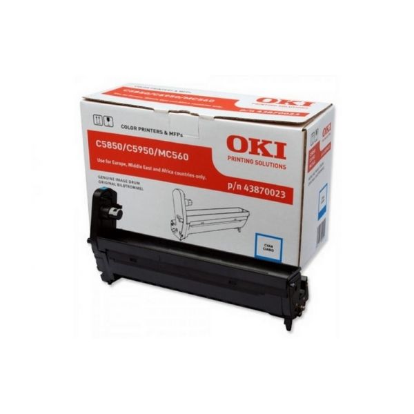 OKI EP DRUM CYAN C5850/C5950/MC560 (20K) OKI Ep Drum Cyan C5850/C5950/MC560 (20K) - Image 1