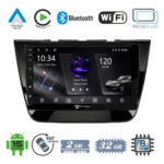 VenCore 3236-10006-0189B - Οθόνη Multimedia Android 15 10.1" PX5S Octa-Core 2GB/32GB IPS με Πρόσοψη, CarPlay, Android Auto και Υποστήριξη Κάμερας 360° για MG ZS 2017-2026 – Μαύρη