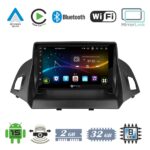 VenCore 3236-10007-0047B - Οθόνη Multimedia Android 15 9" 9109A MTK6762 Octa-Core 2GB/32GB IPS με Πρόσοψη, CarPlay, Android Auto και Υποστήριξη Κάμερας Οπισθοπορείας AHD για Ford Kuga 2013-2026 – Μαύρη