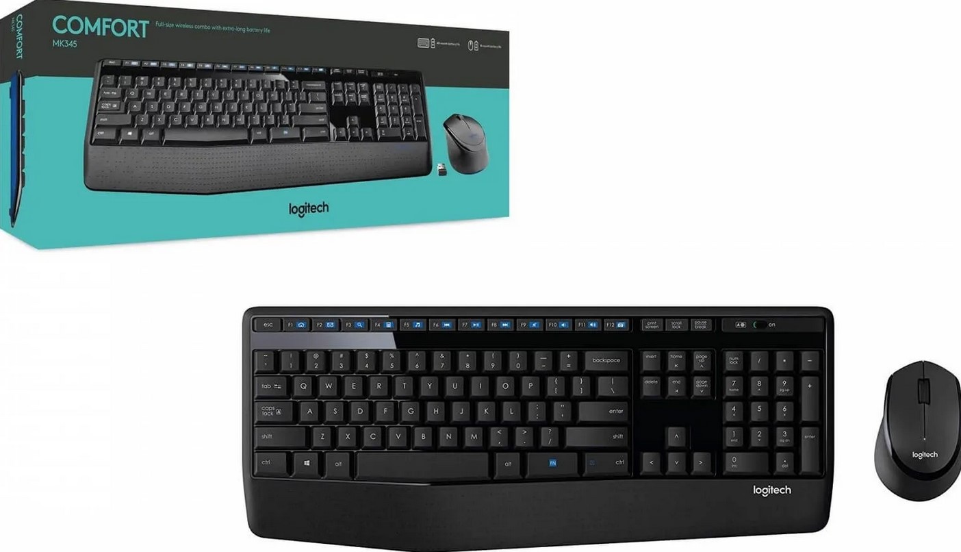 6842c6b7ec2be_920-006489-1 Logitech MK345 - Ασύρματο Σετ Πληκτρολόγιο & Ποντίκι USB - Αγγλικό US - Μαύρο - Image 1