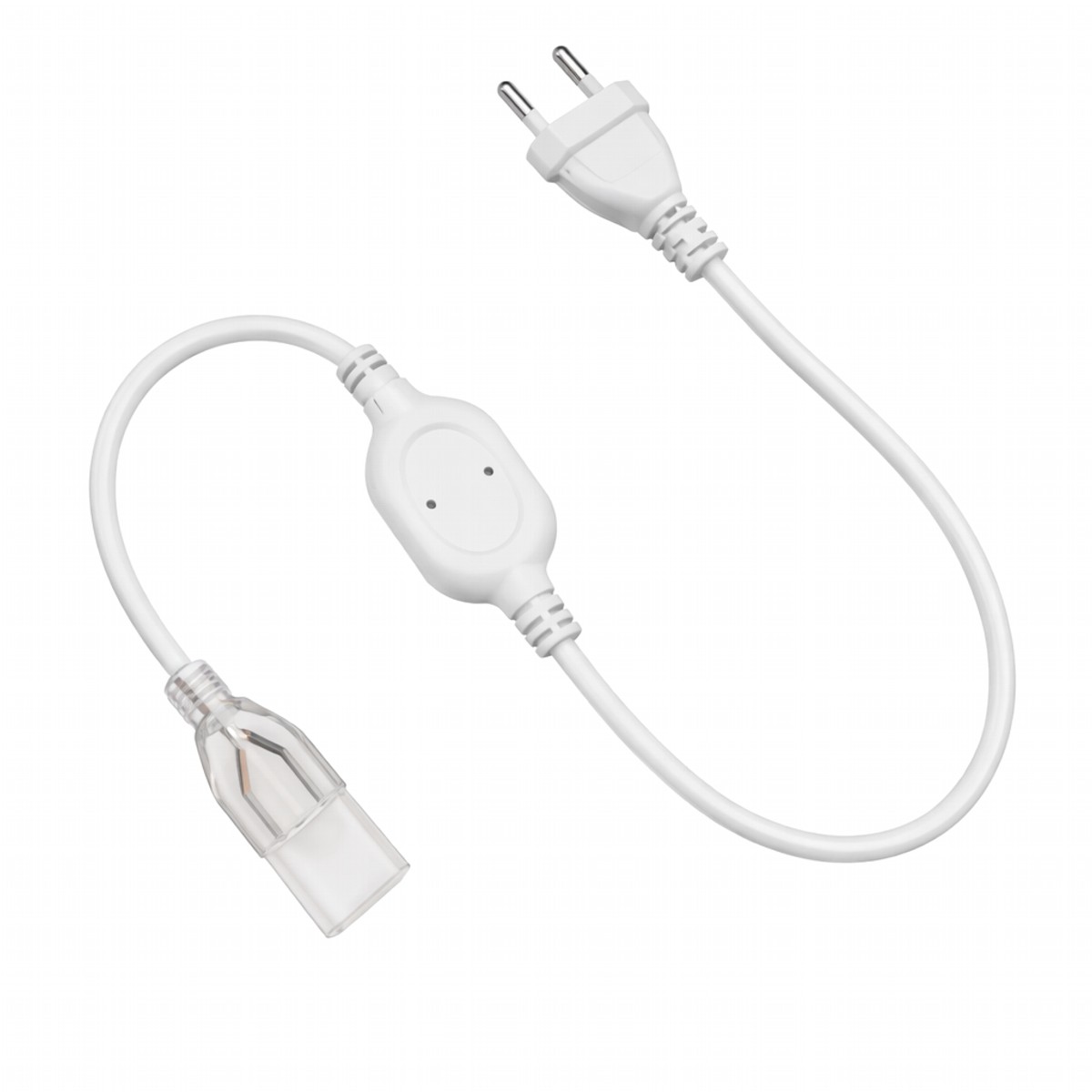 69e720d9a0965_6174-50009-01 VenCore 6174-50009 - Power Cable Connector - Converter 230V for One Color NeonFlex - Σύνδεση Καλωδίου Τροφοδοσίας - Μετατροπέας 230V για Μονού Χρώματος Neon Flex - Image 1