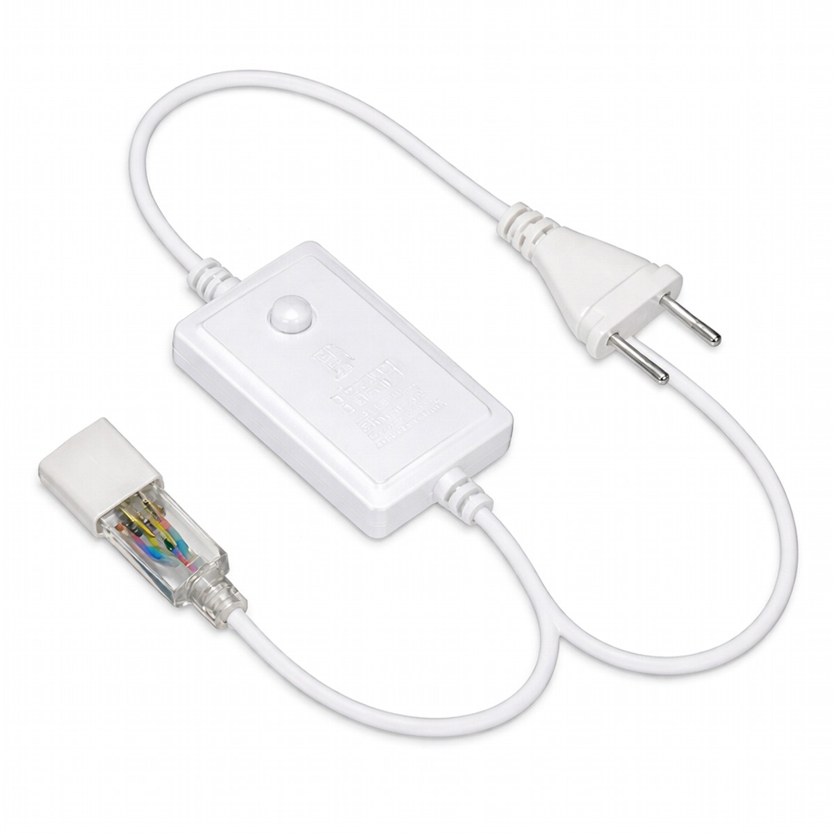 69e7214d329f6_6174-50010-01 VenCore 6174-50010 - Power Cable Connector - Converter & Controller 230V for Multi Color RGB NeonFlex - Σύνδεση καλωδίου τροφοδοσίας - Μετατροπέας & Ελεγκτής Χρωμάτων 230V για Πολύχρωμη RGB Neon Flex - Image 1