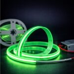 VenCore 6174-50025 - Ledstrip Cob 12W IP68 DW - Ταινία LED Τύπου COB - 5 Μέτρα (1 Roll) - 12 Watt 24 Volt - 320 LED ανά Μέτρο - 820 Lumens ανά Μέτρο - Στεγανή IP68 - Πράσινο