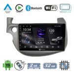 VenCore 3236-10006-0197S - Οθόνη Multimedia Android 15 10.1" PX5S Octa-Core 2GB/32GB IPS με Πρόσοψη, CarPlay, Android Auto και Υποστήριξη Κάμερας 360° για Honda Jazz 2009-2013 – Ασημί