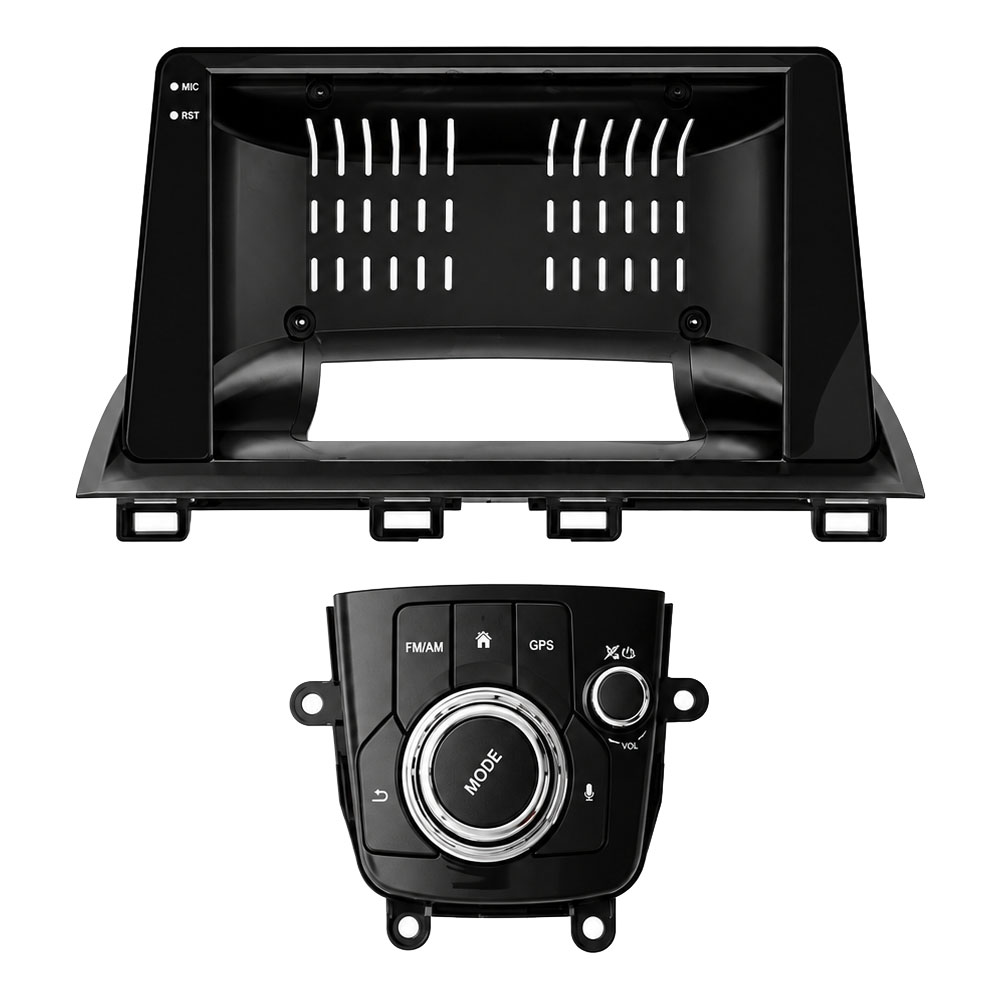 76dfaa466885b2cf_20260925145619 VenCore 3550-0138B - Πρόσοψη 9" με Καλωδίωση & CANbus Box για Mazda 3 Axela 2014-2026 – Μαύρη - Image 1