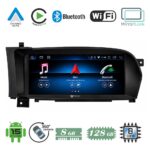 VenCore 3236-10010-00001 - Οθόνη Multimedia Android 14 10.25" Qualcomm 665 Octa-Core 8GB/128GB 1920×720 με CarPlay, Android Auto και Υποστήριξη Κάμερας για Mercedes S Class (W221) / CL Class (W216) 2006-2013 – NTG 3.0
