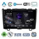VenCore 3236-10005-0110B - Οθόνη Multimedia Android 15 9" PX5S Octa-Core 2GB/32GB IPS με Πρόσοψη, CarPlay, Android Auto και Υποστήριξη Κάμερας 360° για Honda CRV 2006-2012 – Μαύρη