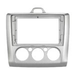 VenCore 3550-0041SM - Πρόσοψη 9" με Καλωδίωση & CANbus Box για Ford Focus Manual A/C 2004-2015 – Ασημί