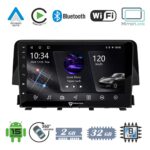 VenCore 3236-10005-0058B - Οθόνη Multimedia Android 15 9" PX5S Octa-Core 2GB/32GB IPS με Πρόσοψη, CarPlay, Android Auto και Υποστήριξη Κάμερας 360° για Honda Civic 2016-2026 – Μαύρη