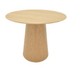 Tραπέζι Donda mdf sonoma Φ100x76εκ