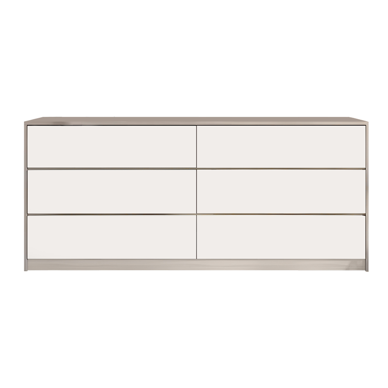 Συρταριέρα Kuanger pakoworld σε λευκή-φυσική απόχρωση 120x40x70εκ Συρταριέρα Kuanger σε λευκή-φυσική απόχρωση 120x40x70εκ - Image 1