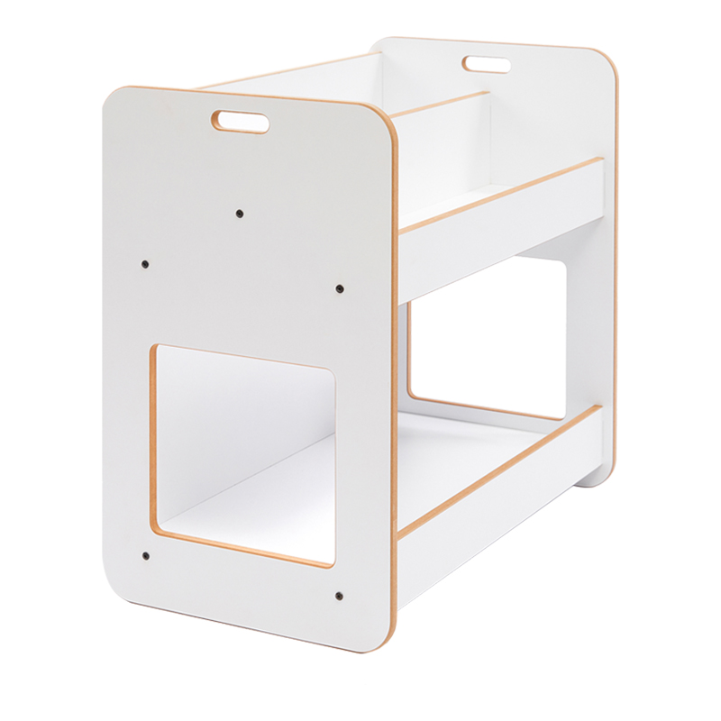 Ραφιέρα Dovere pakoworld λευκό mdf 56x34x55εκ Ραφιέρα Dovere λευκό mdf 56x34x55εκ - Image 1