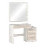 Τουαλέτα-καθρέπτης Neruda λευκό antique-oak 114,5x39,5x76εκ