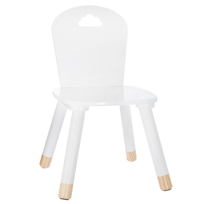 Παιδική καρέκλα Playful pakoworld λευκό 32x31.5x50εκ Παιδική καρέκλα Playful λευκό 32x31.5x50εκ - Image 1