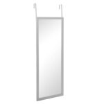 Καθρέπτης πόρτας PWD-0111 polyresin-ασημί 34x1.7x94εκ