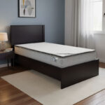 Κρεβάτι με στρώμα Athos-Perfecto wenge 90x190εκ